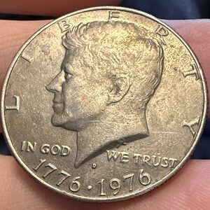 1776-1976 D Bicentennial Kennedy half 1/2 dollar